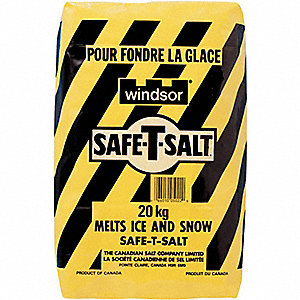 SAFE-T-SALT ICE MELT, -15 ° C, 20 KG, SODIUM CHLORIDE, BAG