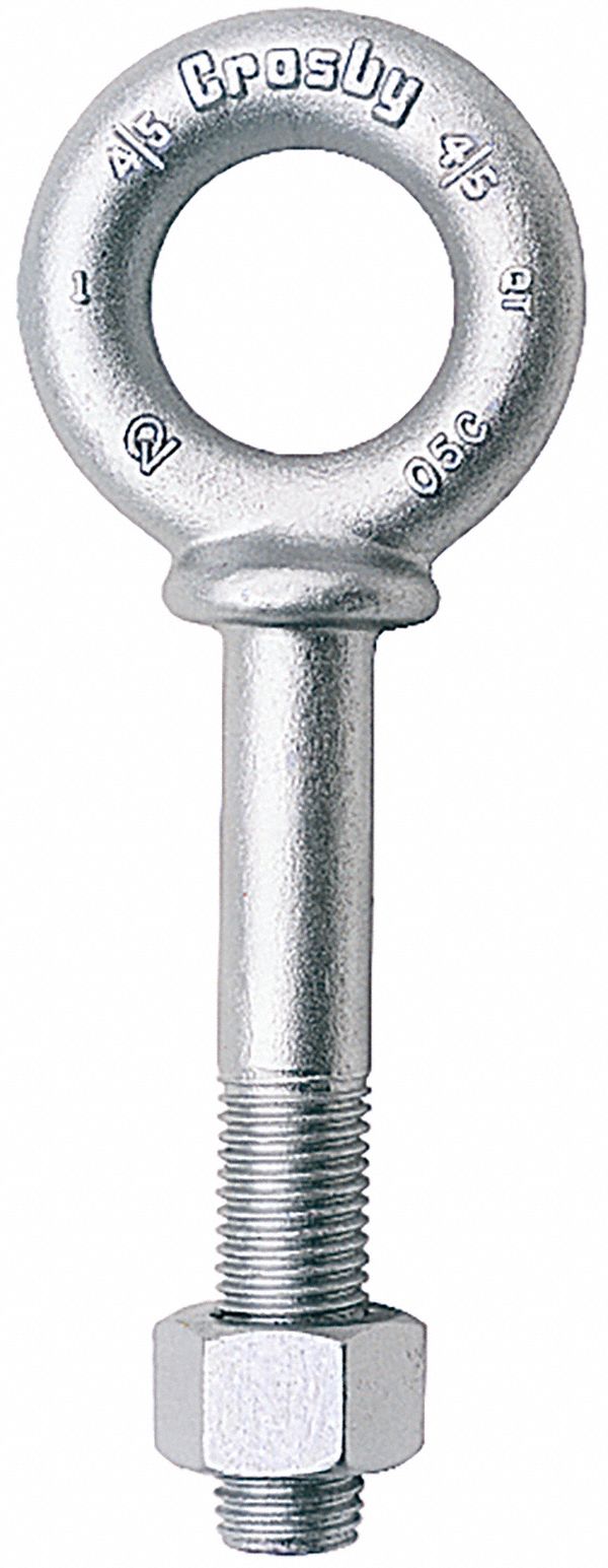 BOLT EYE SHLD W/NUT G277 7/8X5