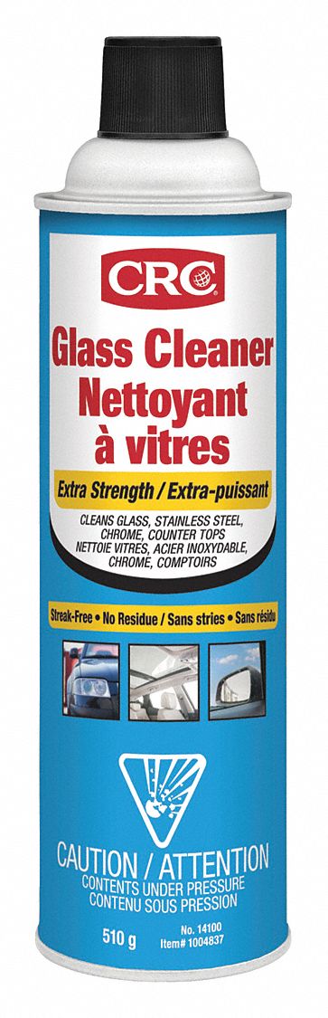 GLASS CLEANER, INDUSTRIAL-STRENGTH, AEROSOL, 510 GRAM