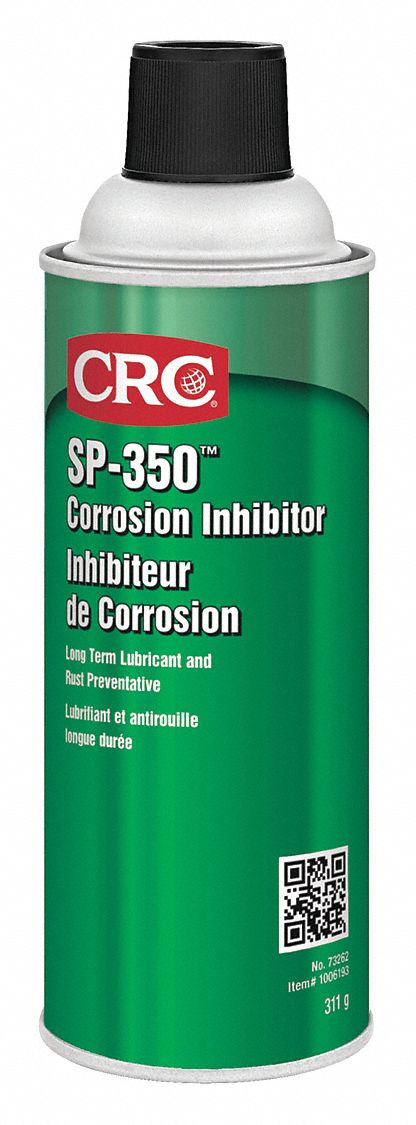 SP350 CORROSION INHIBITOR, AEROSOL, 0.853 SPECIFIC GRAVITY, NSF/MIL, 50 ° F TO 410 ° F, CAN