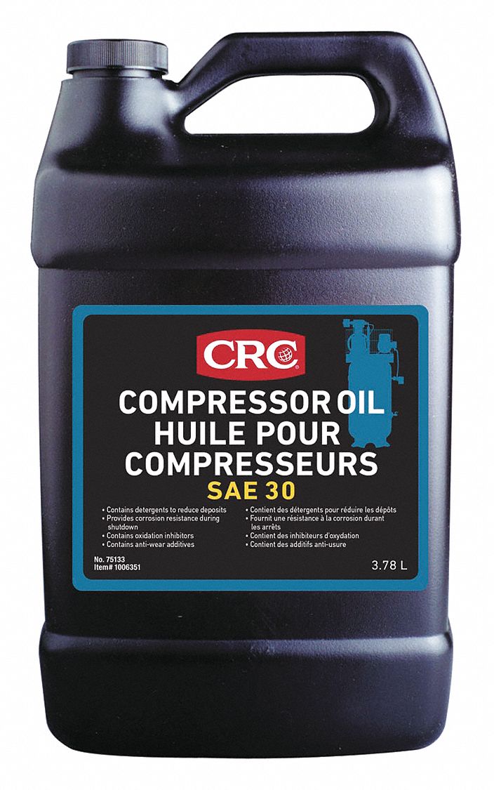 COMPRESSOR OIL,SAE 30,3.785 L