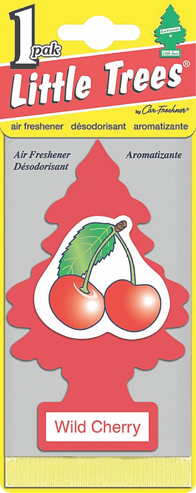 CAR FRESHENER, WILD CHERRY, TREE TYPE