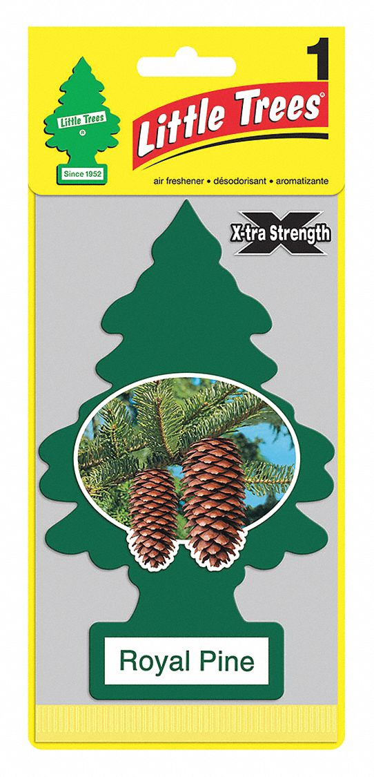 CAR FRESHENER, ROYAL PINE, EXTRA STRENGH, TREE TYPE