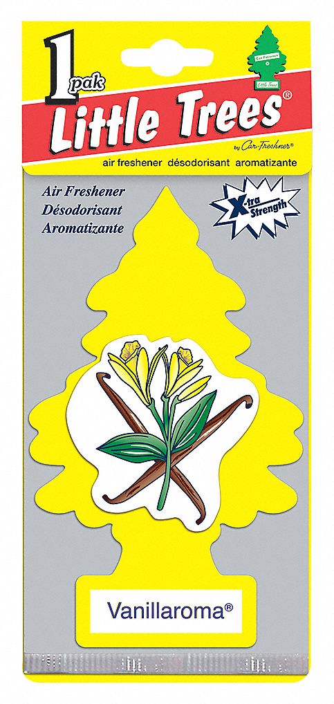 CAR FRESHENER, VANILLAROMA, EXTRA STRENGTH, TREE TYPE