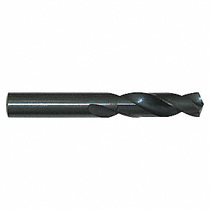 SCREW MACHINE DRILL BIT, #3, HSS, 2⅜ IN OVERALL LENGTH, 1.125 IN SHANK, FRACTIONAL INCH