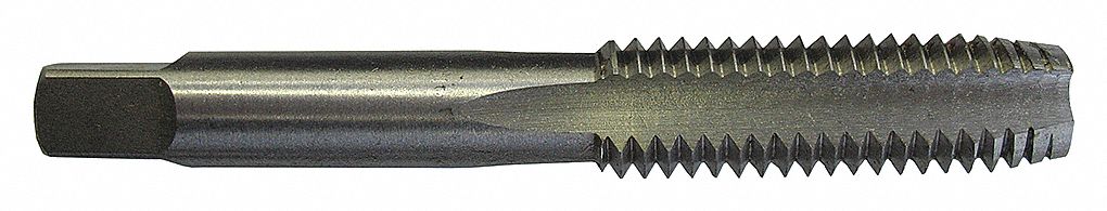 HAND TAP, BOTTOMING, 7/16"-14 NC, 3 5/32 IN L, 0.323 IN DIA, HIGH SPEED STEEL