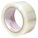 CARTON SEALING TAPE, CLEAR, 100 M L X 2 IN W, 1.50 MIL, POLYPROPYLENE/SYNTHETIC RUBBER