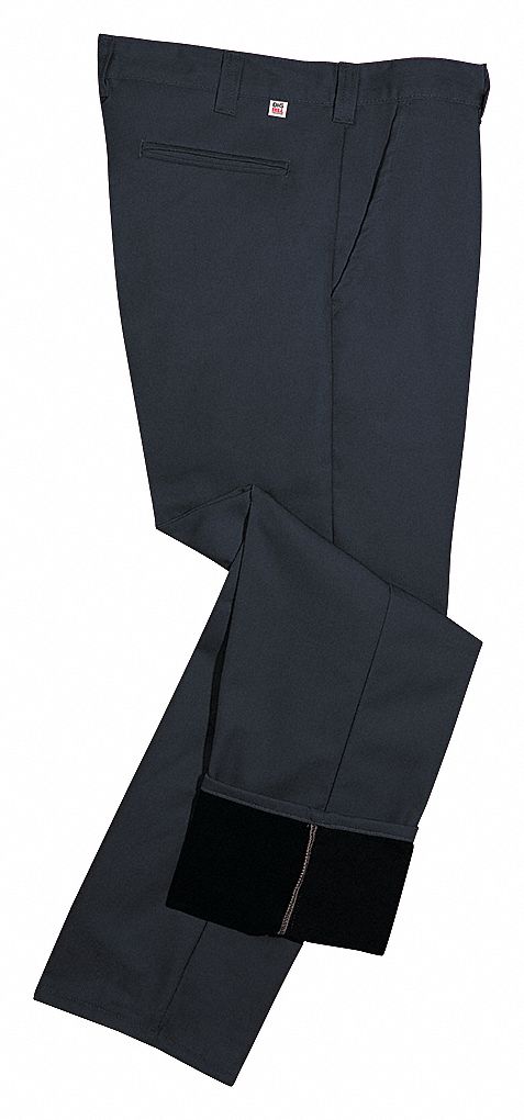 Poly Cotton Fleece Regular Pant in Navy