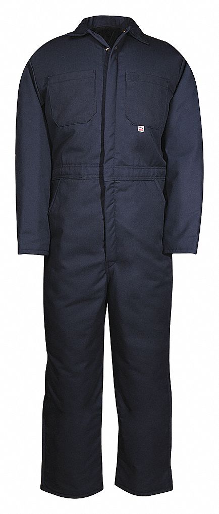 COMBINAISON 837,BL MARINE,3TG,POLYESTER/COTON,7,5OZ,ISOLÉE,TISSU ÉPAIS
