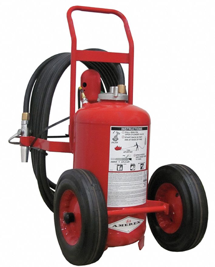 13J009 - Wheeled Fire Extinguisher 125 lb. 50 ft