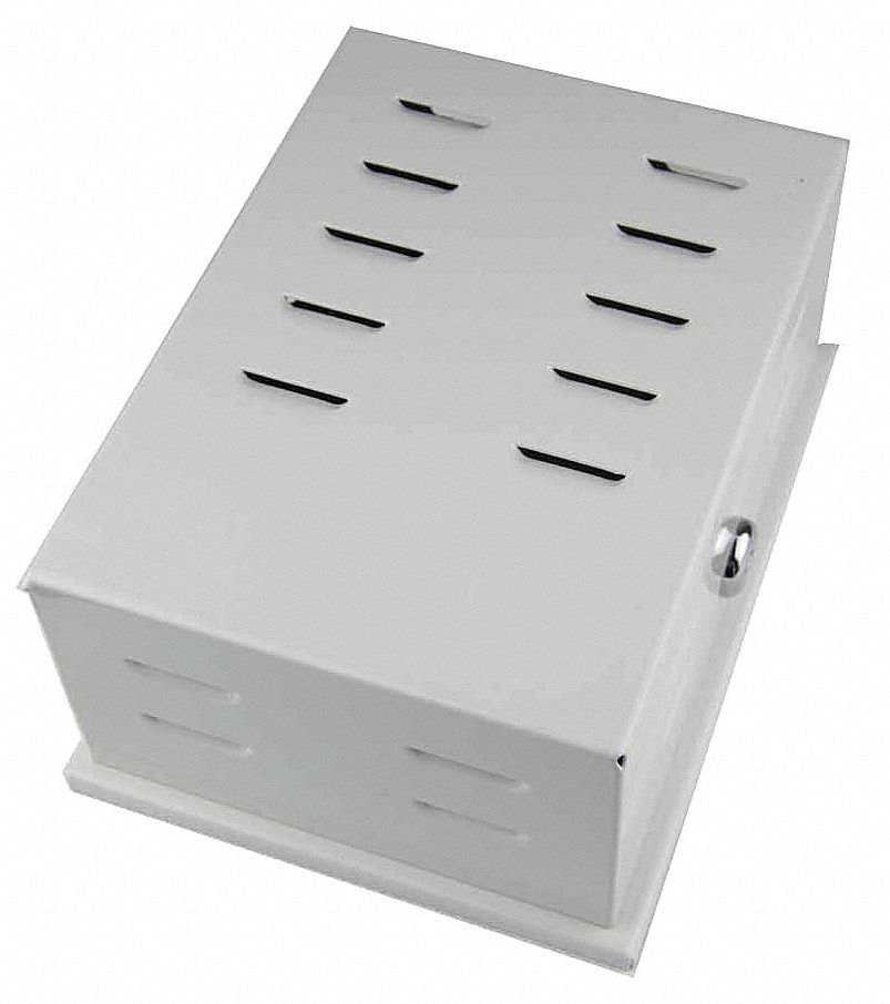 13J050 - Unvrsl Thermostat Guard Off-White Metal