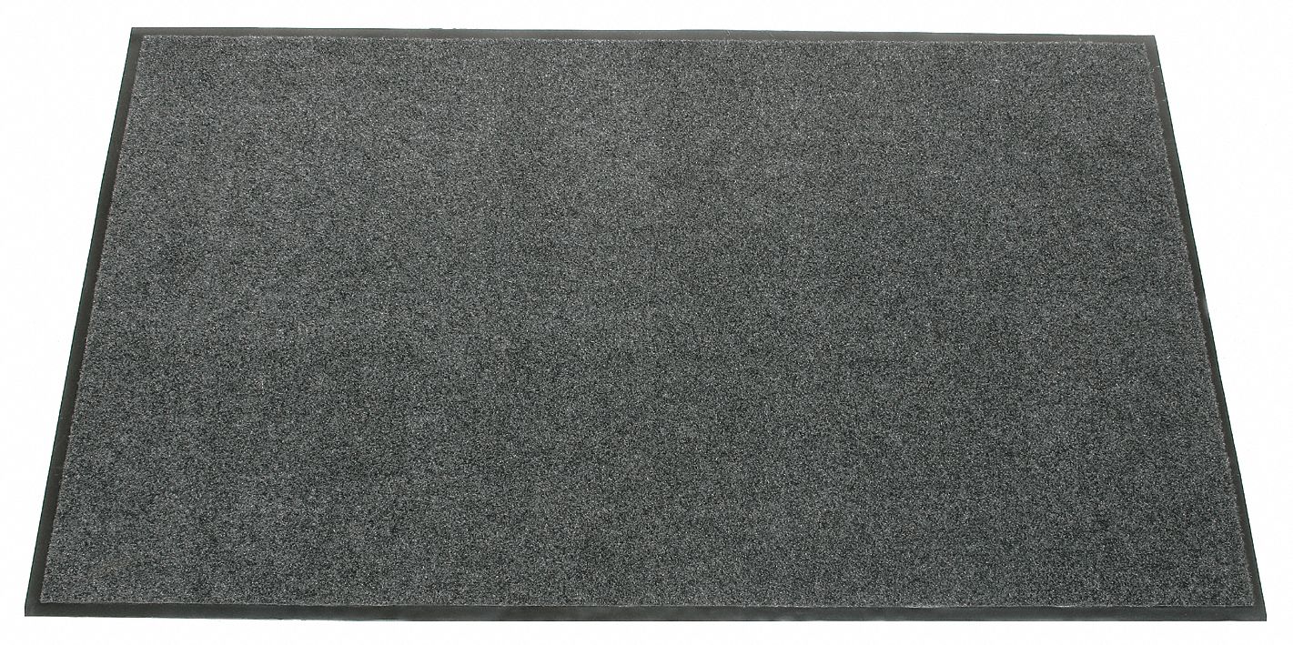 Carpeted Entrance Mat Charcoal 3ft.x5ft.