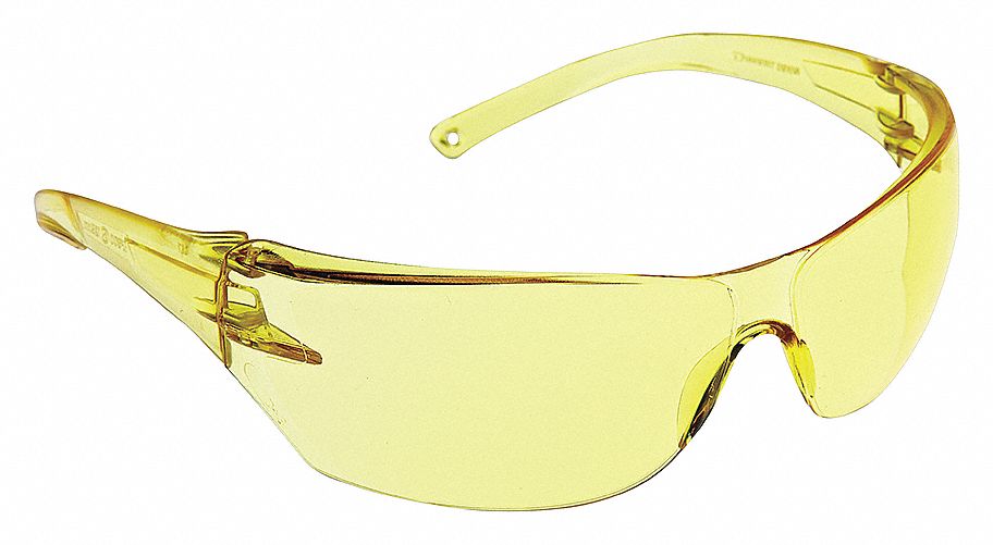 LUNETTES DE PROTECTION, OTG, POLYCARBONATE, ANTIRAYURES, ANTISTATIQUES, AMBRE, CSA-2007, M