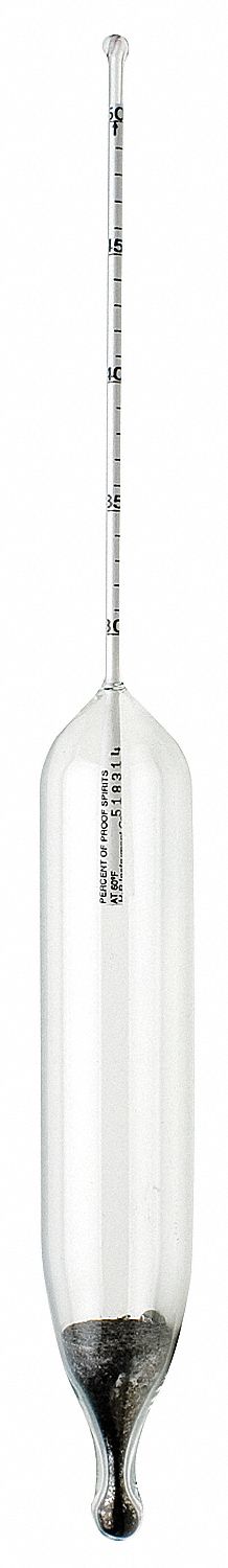 13K152 - Alcohol Proof Ethyl Alcohol Hydrometer