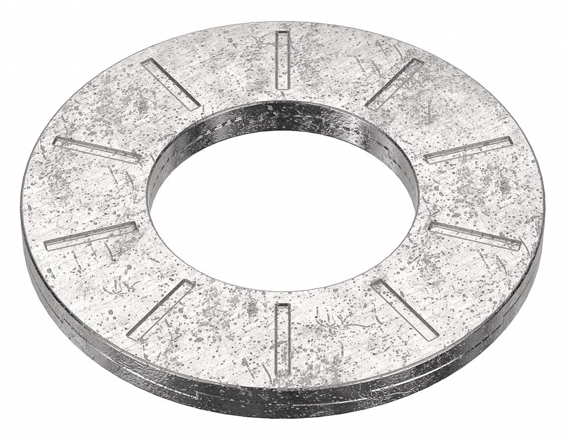 Wedge Lock Washer: 254, Stainless Steel, 3/4 in Screw Sz, 51/64 in Max. Inside Dia, 254, 2 PK