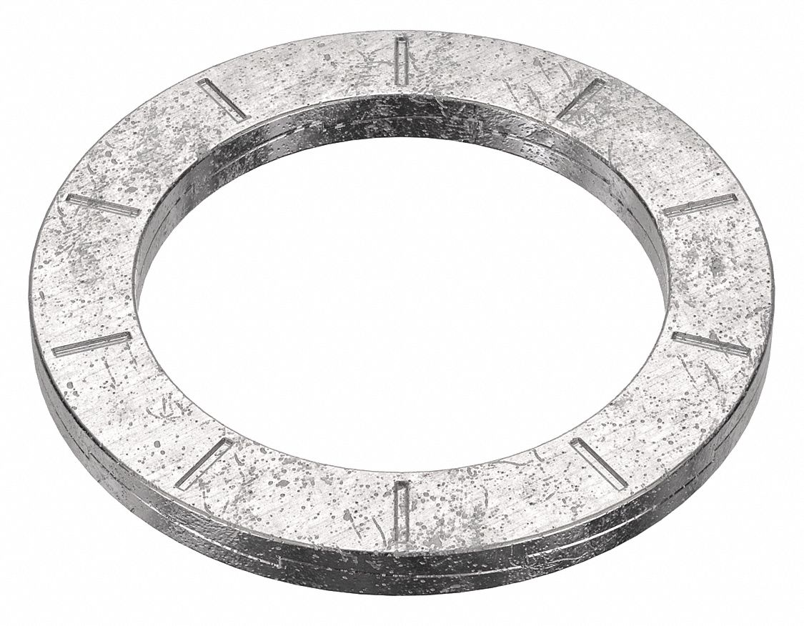 Wedge Lock Washer: 254, Stainless Steel, 1 in Screw Sz, 1 3/32 in Max. Inside Dia, 254, 2 PK