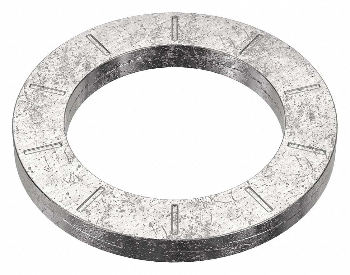 Wedge Lock Washer: 254, Stainless Steel, 1 3/8 in Screw Sz, 1 15/32 in Max. Inside Dia, 254
