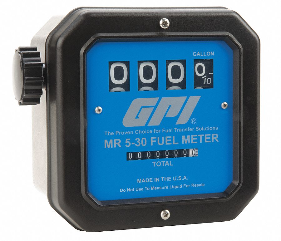 GPI 5 to 30 gpm Mechanical Mechanical Flowmeter 13K529MR 530 G12N Grainger
