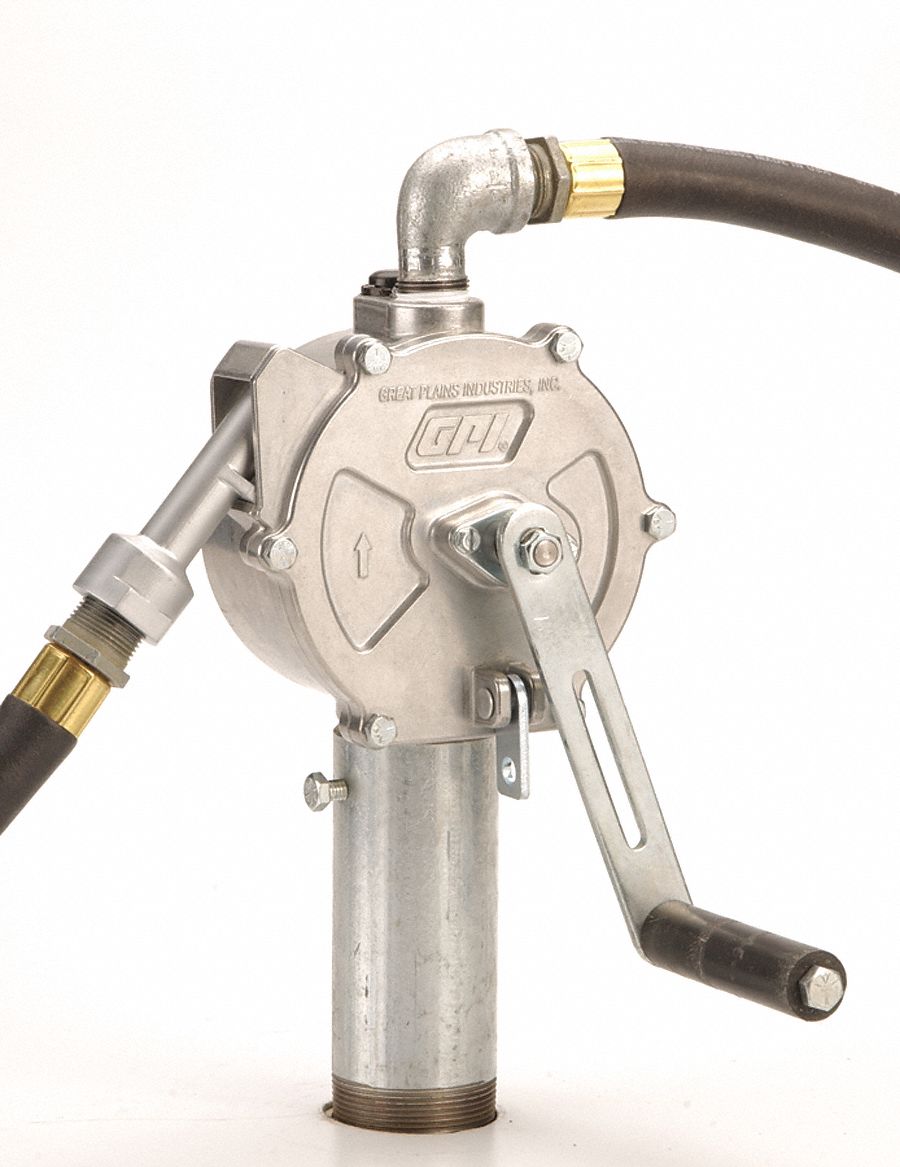 Hand Operated Drum Pump, Rotary Grainger