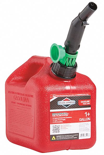 13K586 - Gas Can 1 Gal. Red Self Vent Poly