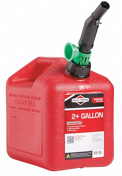 13K587 - Gas Can 2 Gal. Red Self Vent Poly