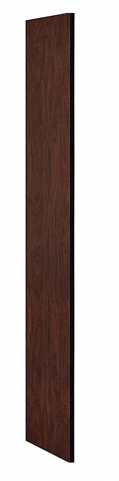 Locker End Panel 18x72 Mahogany