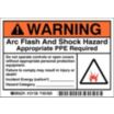 Arc Flash And Shock Hazard Appropriate PPE Required Do Not Operate Controls Or Open Covers Without Appropriate Personal Protection Equipment Signs