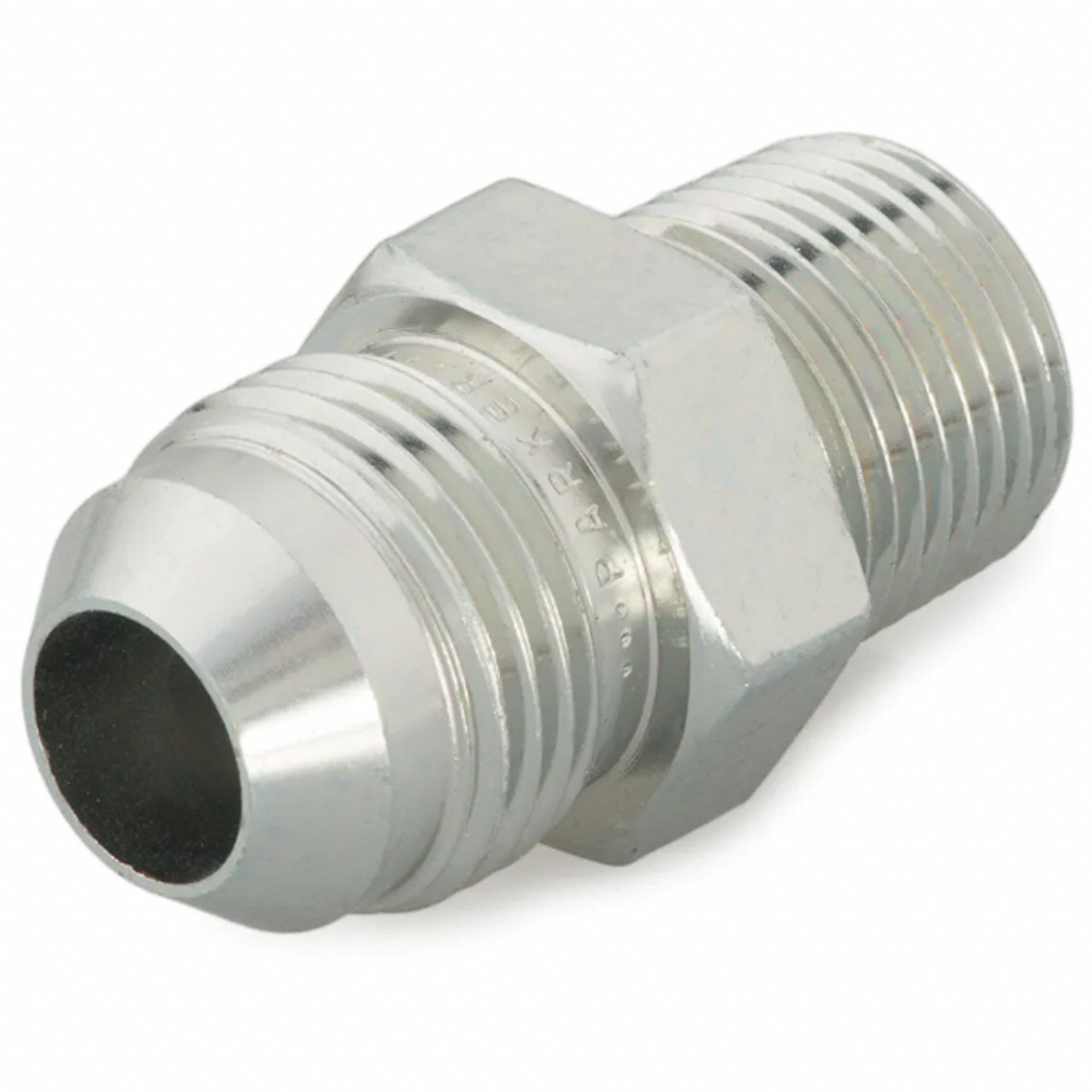CONNECTEUR, 37 DEGRÉS / ÉVASÉ / 3/8 JIC 3/8 MÂLE NPT