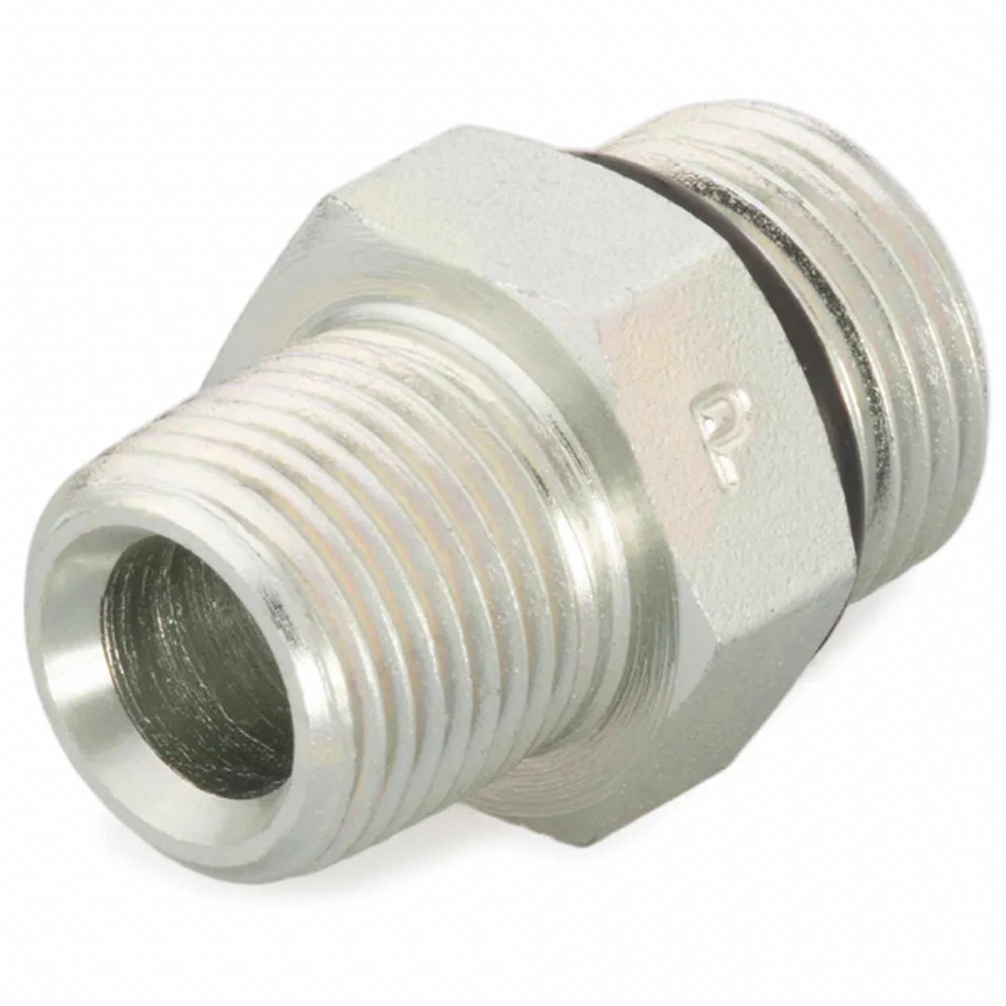 PIPE FITTING AND PORT ADAPTER, STEEL, TOUGHSHIELD PLUS PLATING, STRAIGHT, 1.2 IN L, 7,500 PSI, 9/16 IN HEX