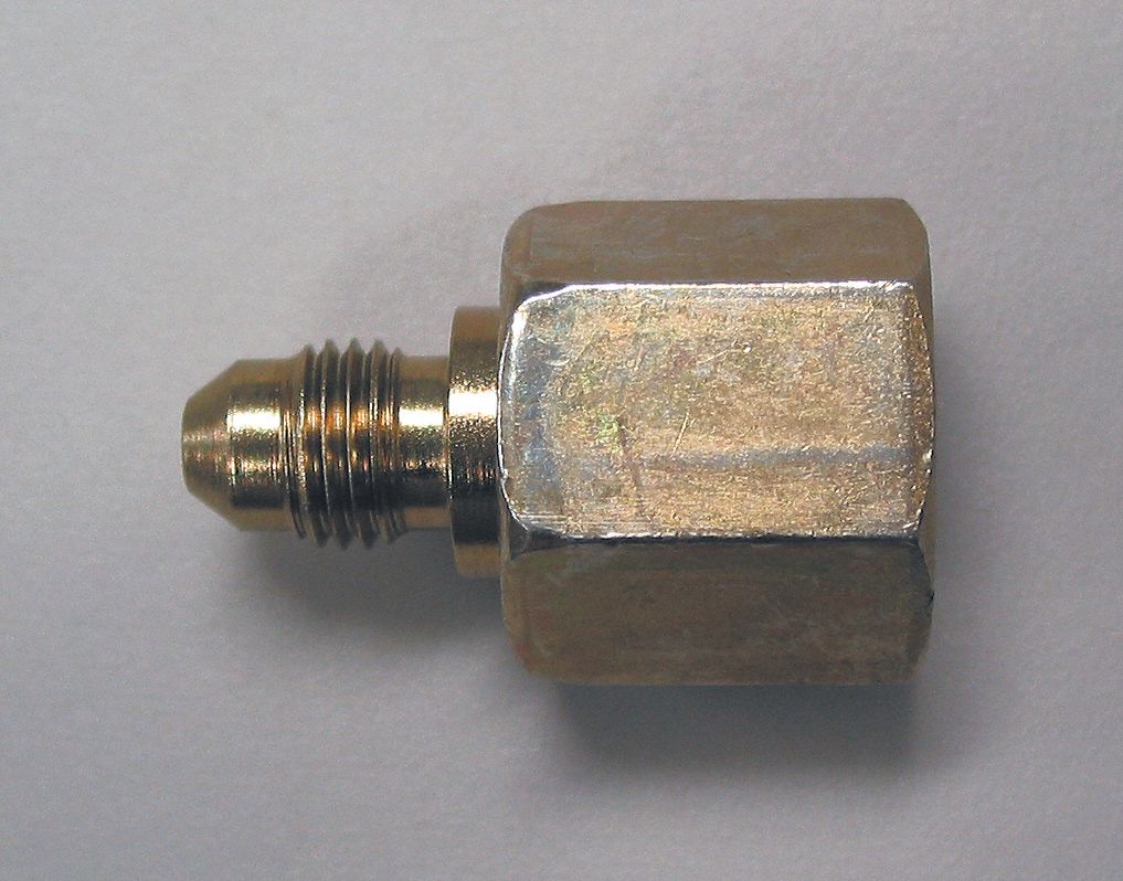 REDUCER TUBE END, REDUCER, TUBE END, 37 &deg;  FLARE, 7/16"-20UN