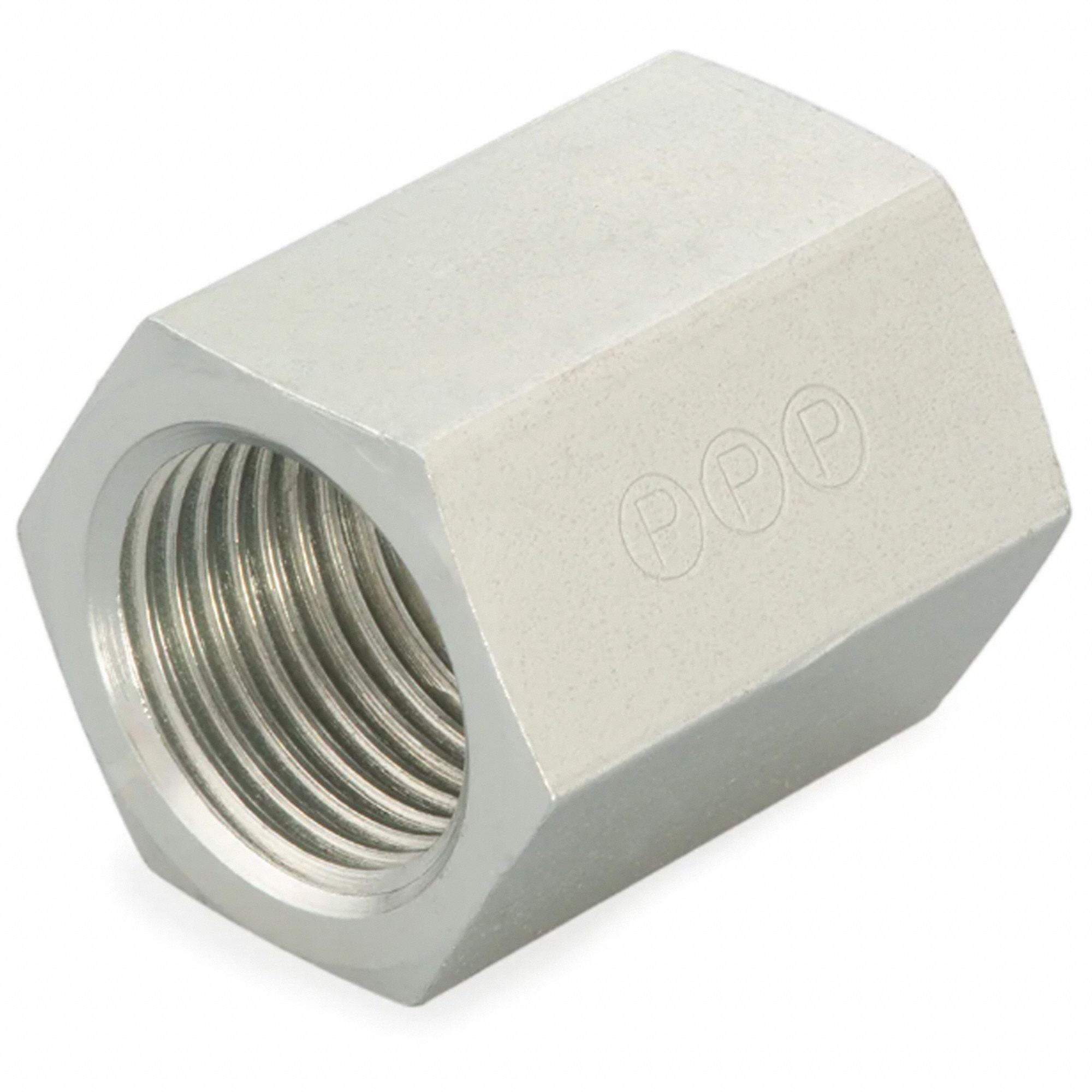 HYDRAULIC HOSE ADAPTER, STRAIGHT, PIPE UNION, FEMALE BSPP 3/8