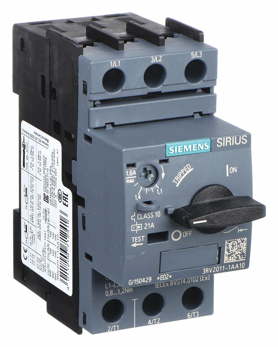 SIEMENS, NonReversing, 3 Poles, Manual Motor Starter 13L137