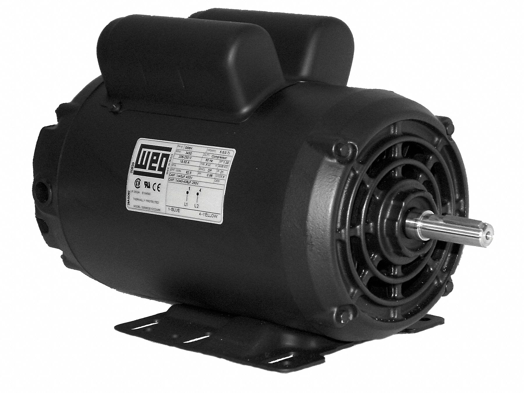 13L296 - Air Compr Motor 4 HP 3440 rpm 230V 56HZ