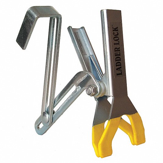 Ladder Lock: Steel, For Use With Extension Ladders