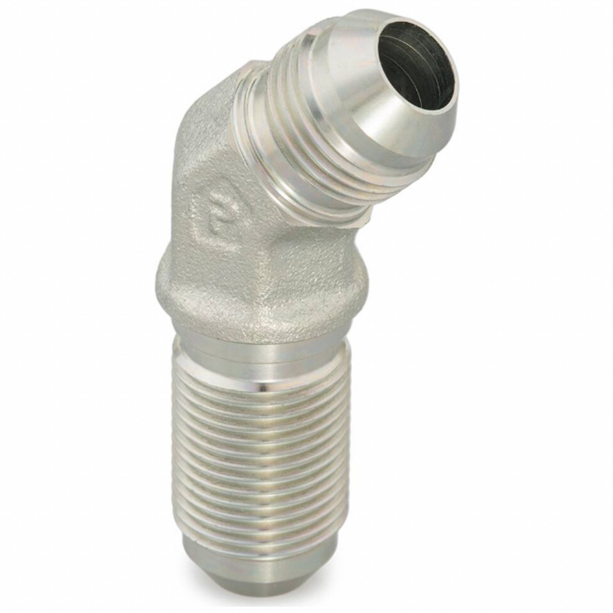 FLARE JIC TUBE FITTING/ADAPTER, STEEL, TOUGHSHIELD PLUS PLATING, 45 °  ELBOW, 7,500 PSI, ¾ IN OD, 1⅜ IN HEX