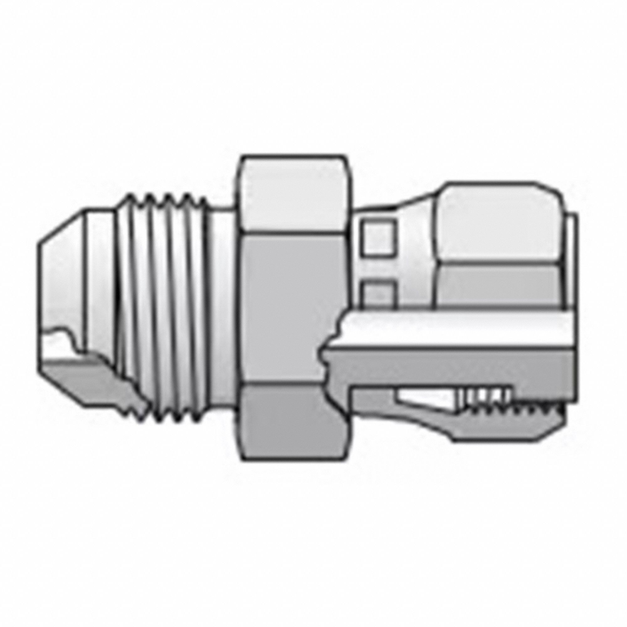 SWIVEL ADAPTER, MALE/O-RING FACING SEAL/37 DEGREES