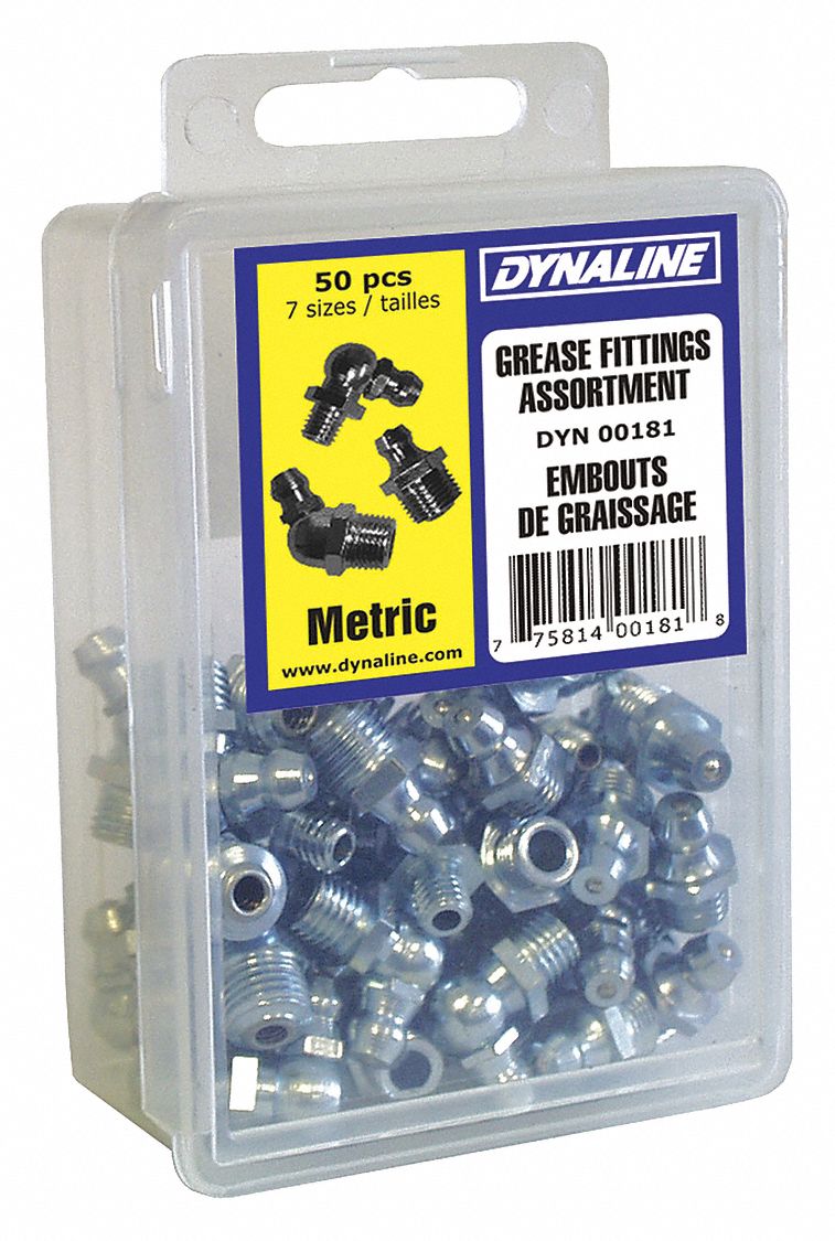 KIT GREASE FITTING METRIC 50 PCS