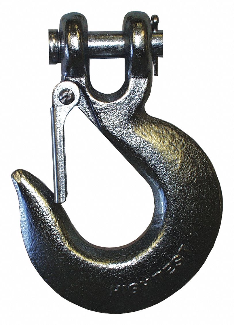 HOOK CLEVIS SLIP W/LATCH 5/16IN