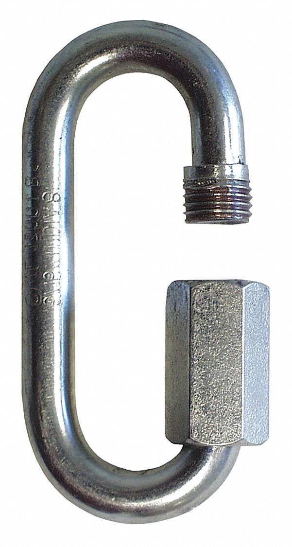 QUICK LINK, 1/8 IN, MILD STEEL/ZINC PLATED