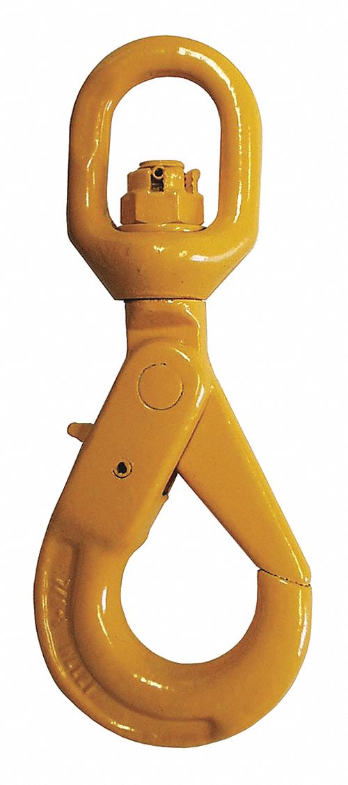 HOOK, 4 3/8 IN W X 10 3/4 IN L, ALLOY STEEL, 7,100 LB LOAD LIMIT