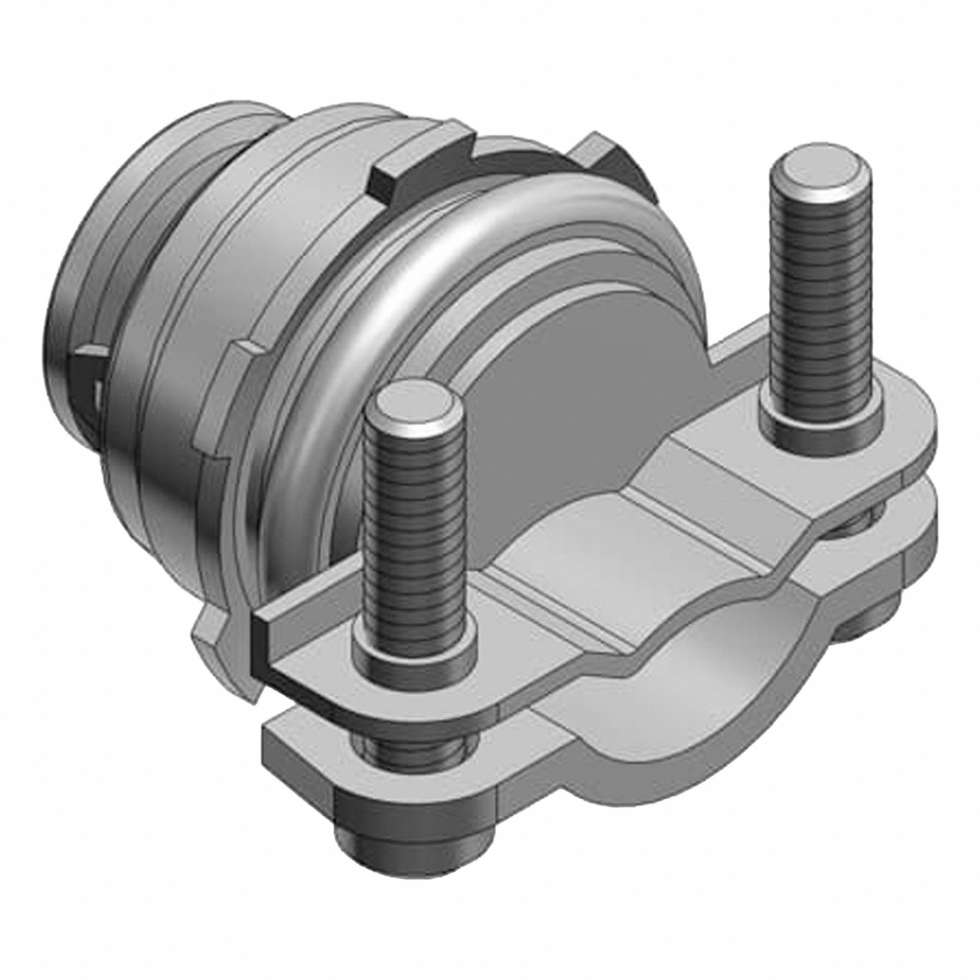 CONNECTOR CABLE ARMOURED TWO SCREW