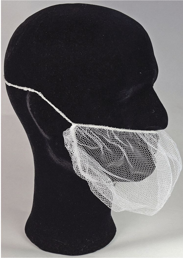 BEARD COVER,WHITE,BX