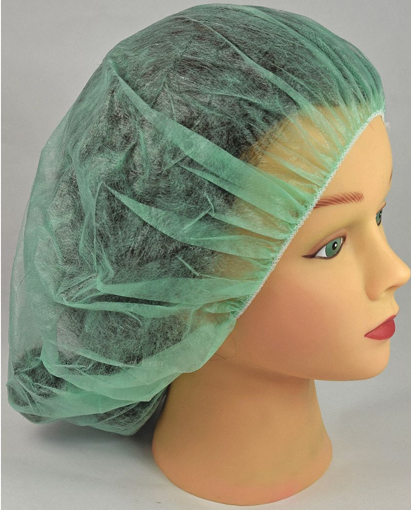 BOUFFANT CAP,GREEN,CA1000