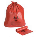 LINER BAGS FOR BIOHAZARD CANS, RED