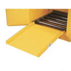 RAMP FOR VERTICAL DRUM CABINETS, 28 X 24½ X 4 IN, 750 LB CAPACITY, YELLOW