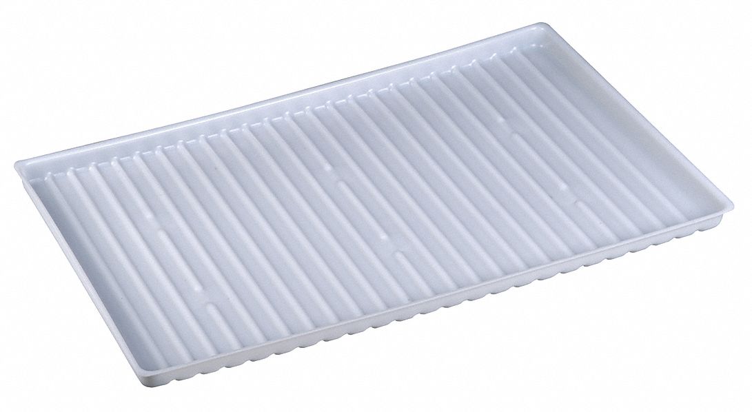 Shelf Tray, Polyethylene, 26-1/8 In. W