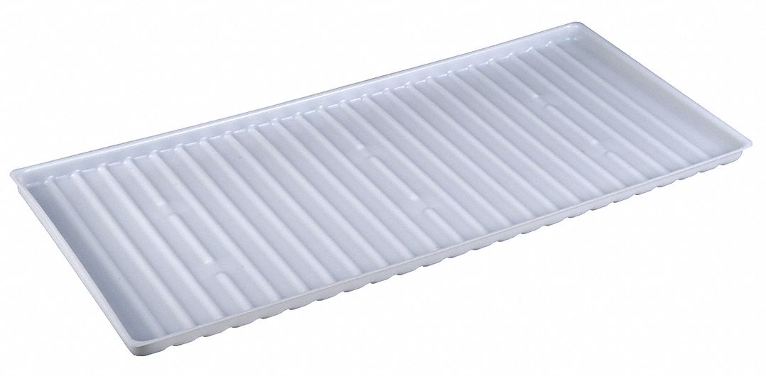 Shelf Tray, Polyethylene, 44-1/8 In. W