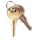 REPLACEMENT CABINET KEYS FOR ALL JUSTRITE SAFETY CABINETS, LOCK NO. CH545, BRASS, 2 PK