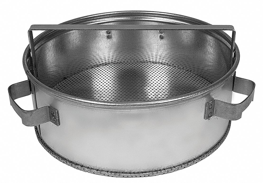 PARTS BASKET, 3½-GALLON CAPACITY, FOR DIP TANK/WASH TANK, STEEL, FOR 5AM93/3NPY1