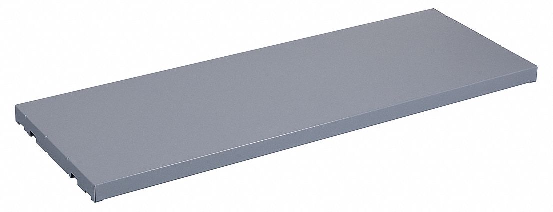 Safety Cabinet Shelf: Std Flammable Cabinets, 30 gal/45 gal, 40 in x 15 in, Gray, Steel